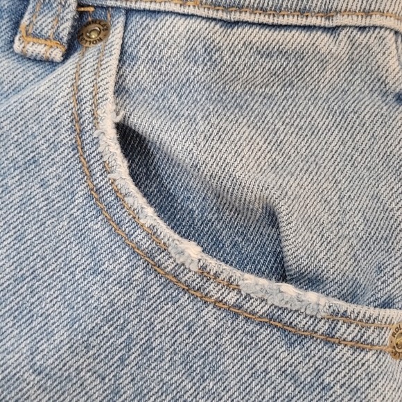 Rolla's High Rise Slim Dusters Distressed Mid-Weight Denim Ankle Jean - Size 25 - Picture 12 of 16